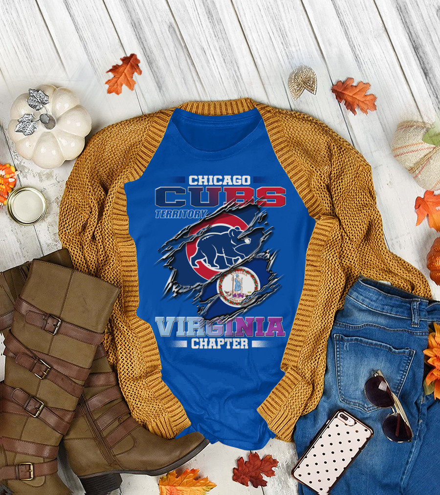 Chicago Cubs Territory Virginia Chapter T-Shirt