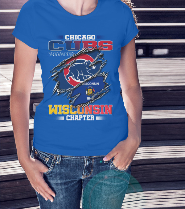 Chicago Cubs Territory Wisconsin Chapter T-Shirt