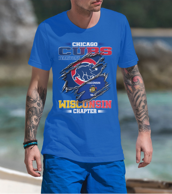 Chicago Cubs Territory Wisconsin Chapter T-Shirt