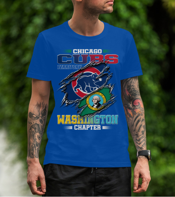 Chicago Cubs Territory Washington Chapter T-Shirt