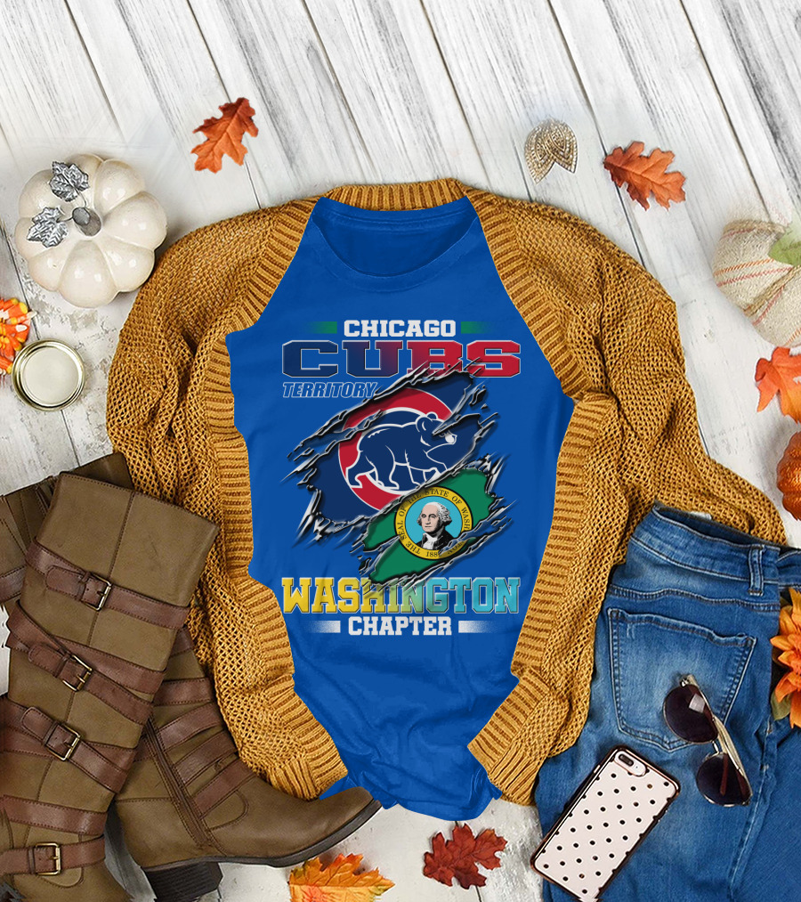 Chicago Cubs Territory Washington Chapter T-Shirt