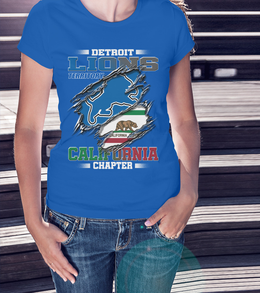 DETROIT LIONS TERRITORY CALIFORNIA CHAPTER T-Shirt