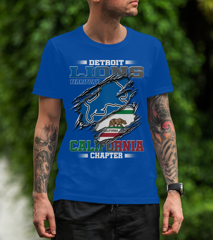 DETROIT LIONS TERRITORY CALIFORNIA CHAPTER T-Shirt
