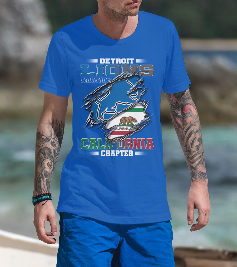 DETROIT LIONS TERRITORY CALIFORNIA CHAPTER T-Shirt
