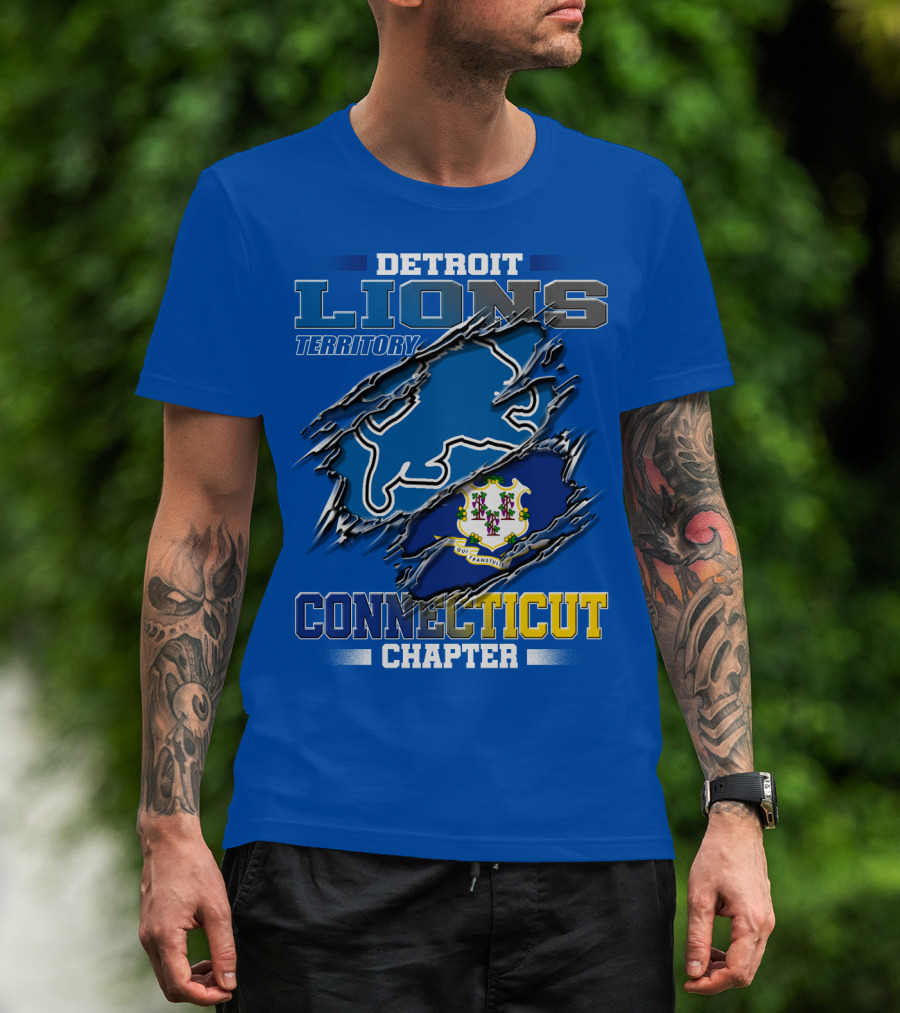 Detroit Lions Territory Connecticut Chapter T-Shirt