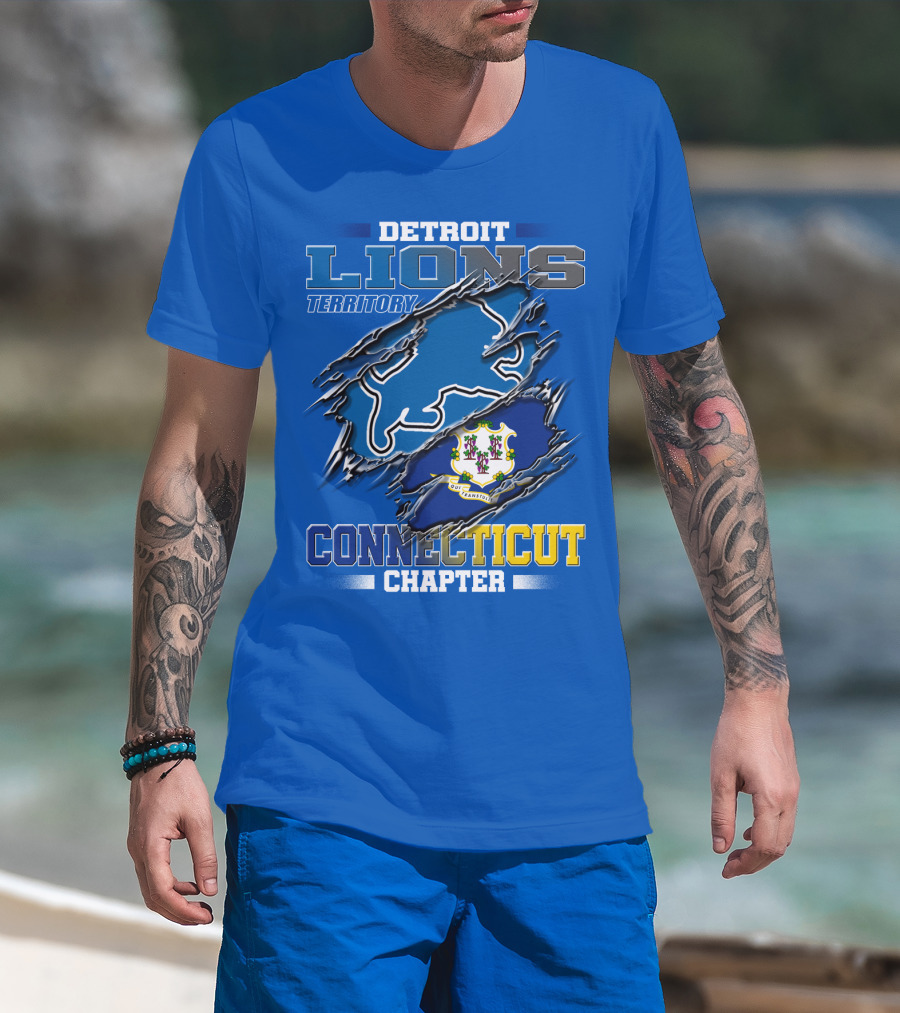 Detroit Lions Territory Connecticut Chapter T-Shirt