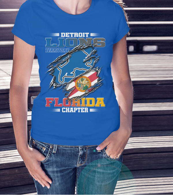 Detroit Lions Territory Florida Chapter T-Shirt