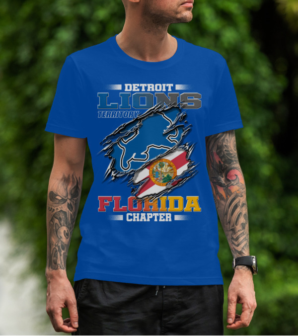 Detroit Lions Territory Florida Chapter T-Shirt