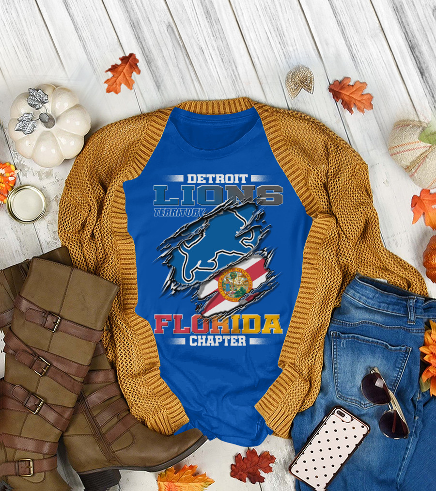 Detroit Lions Territory Florida Chapter T-Shirt