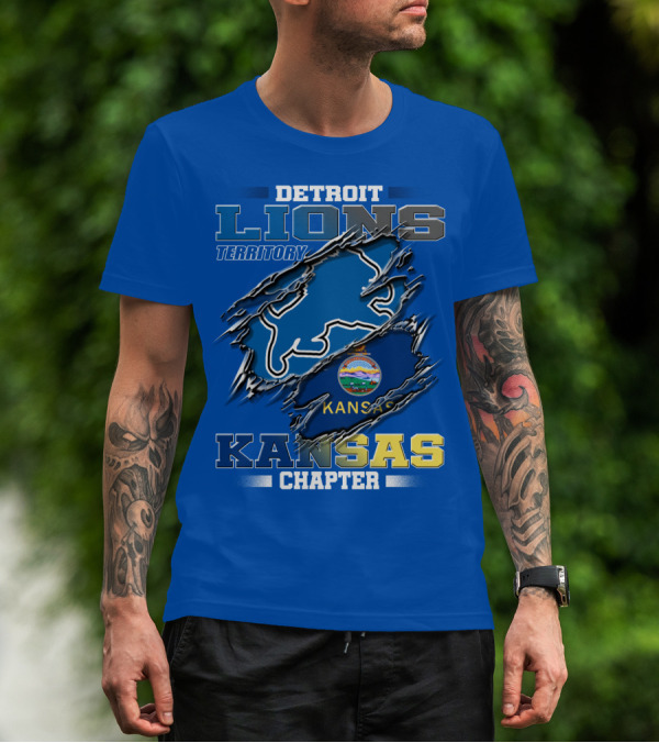 Detroit Lions Territory Kansas Chapter T-Shirt