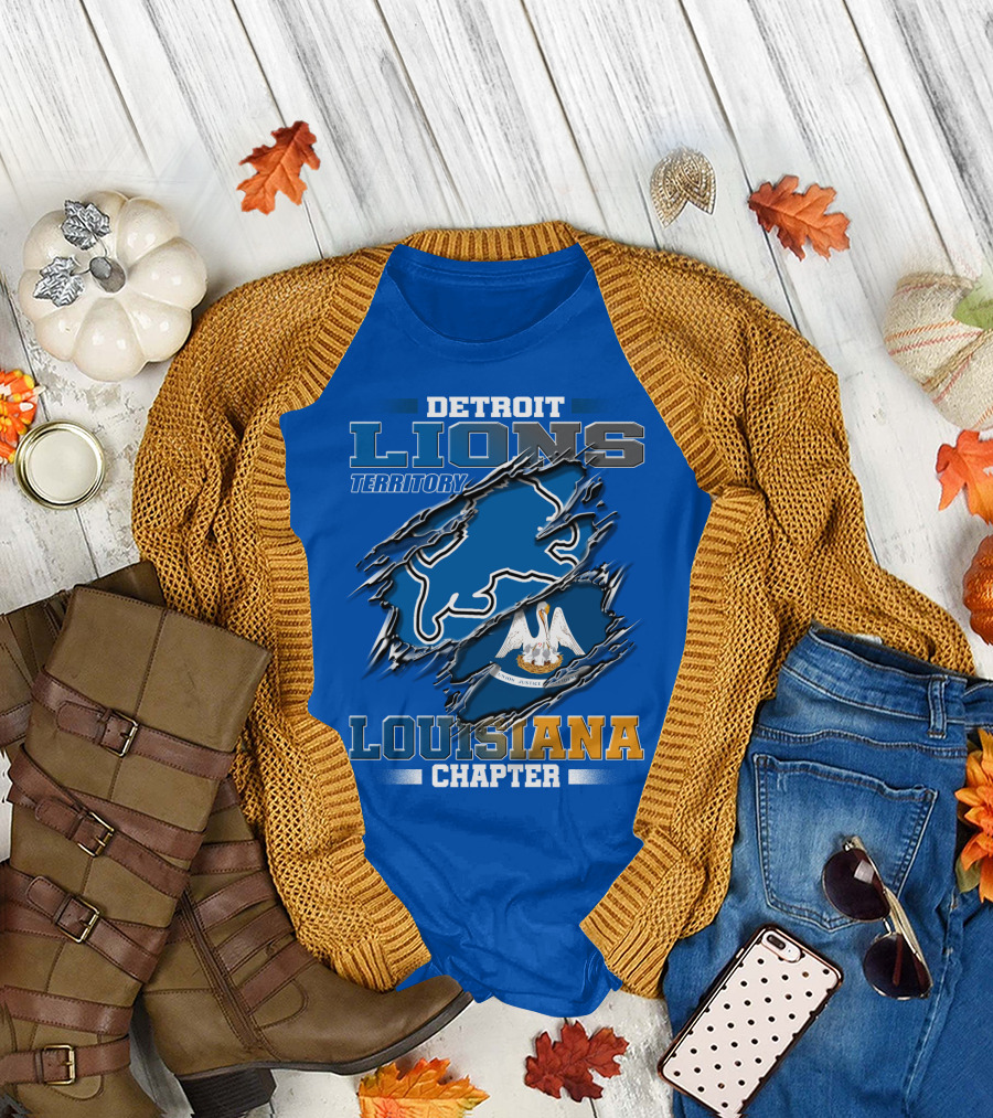 DETROIT LIONS TERRITORY LOUISIANA CHAPTER T-Shirt