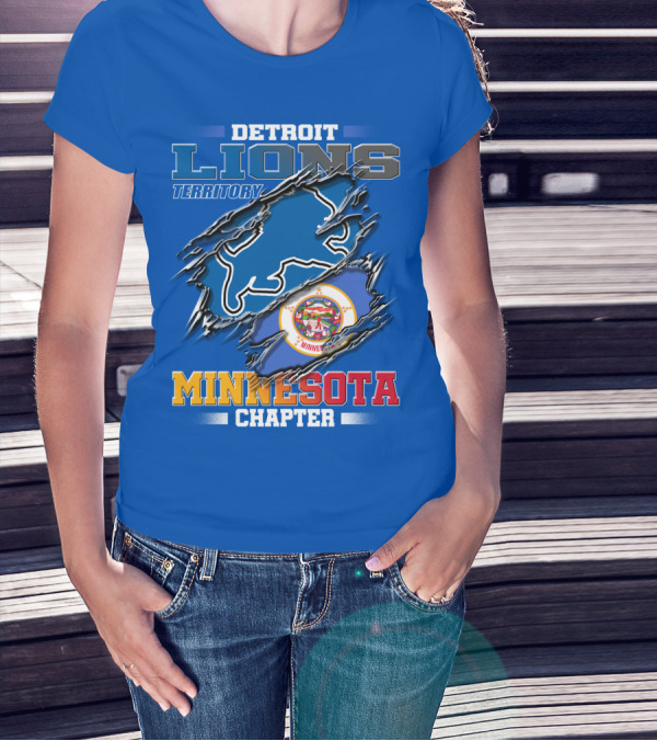 DETROIT LIONS TERRITORY MINNESOTA CHAPTER T-Shirt