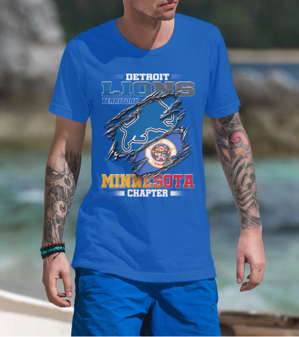 DETROIT LIONS TERRITORY MINNESOTA CHAPTER T-Shirt