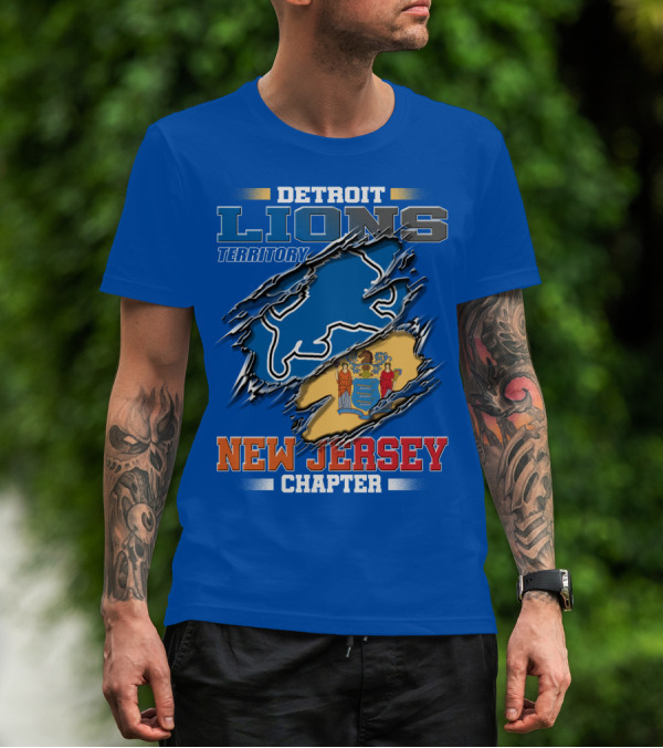 DETROIT LIONS TERRITORY NEW JERSEY CHAPTER T-Shirt