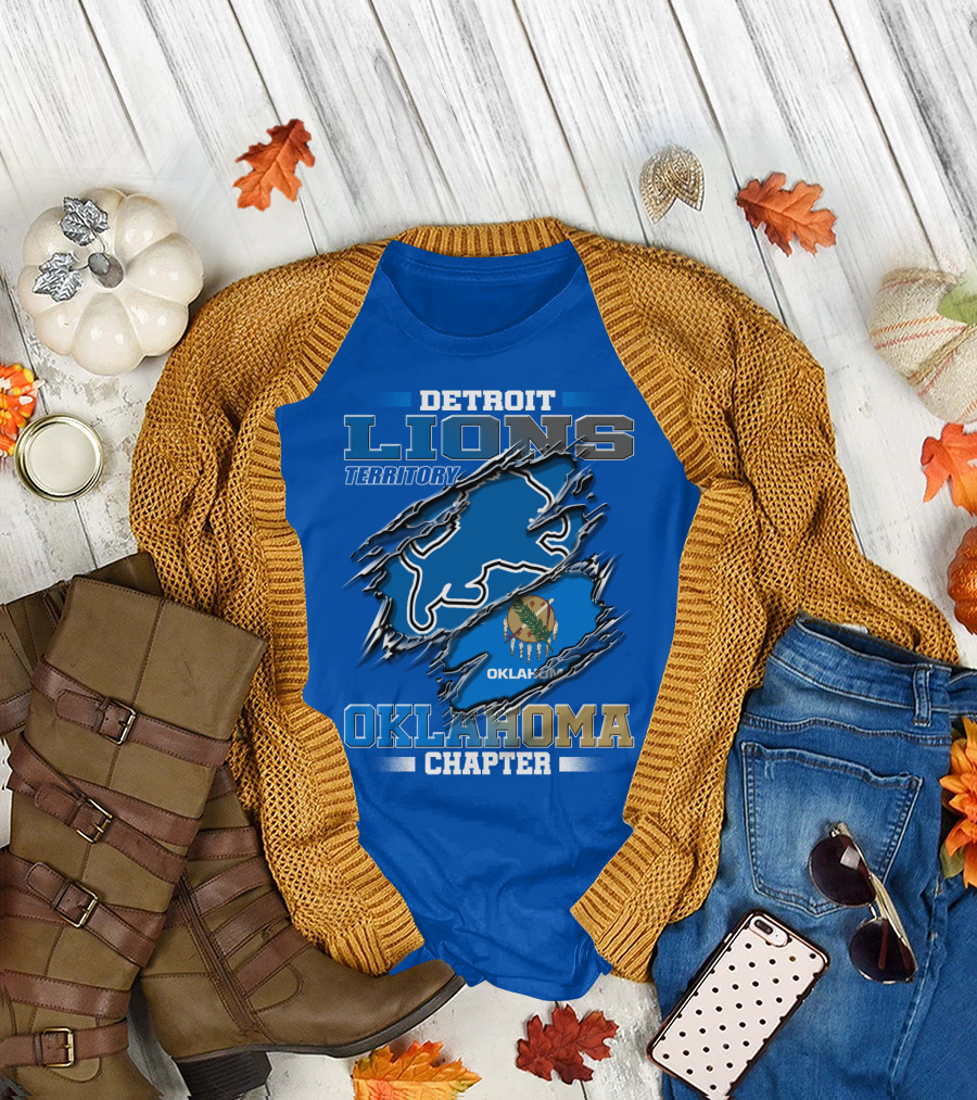 DETROIT LIONS TERRITORY OKLAHOMA CHAPTER T-Shirt