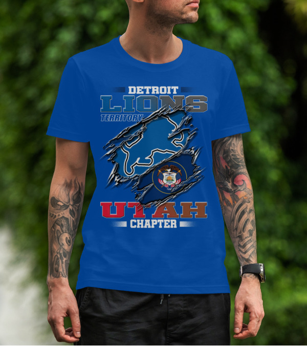 DETRIOT LIONS TERRITORY UTAH CHAPTER T-Shirt
