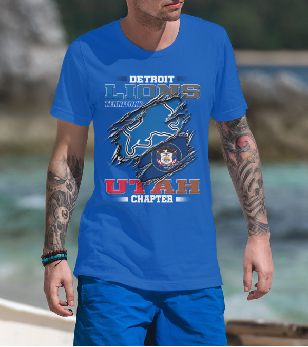 DETRIOT LIONS TERRITORY UTAH CHAPTER T-Shirt