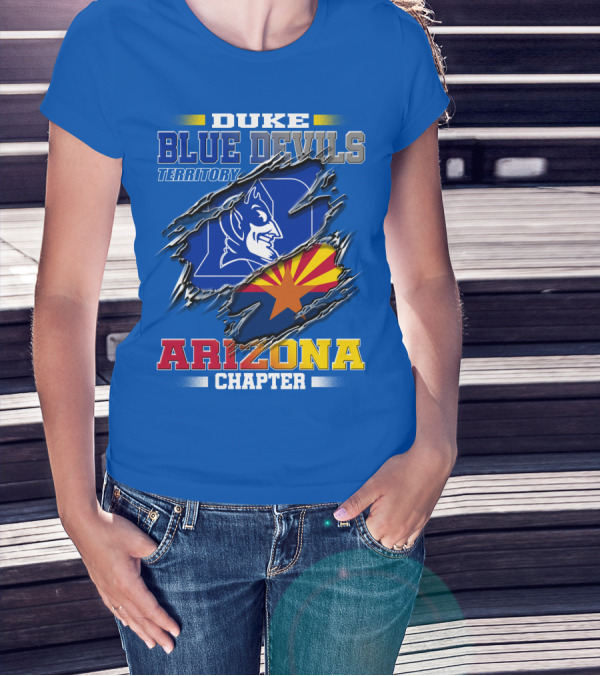 Duke Blue Devils Territory Arizona Chapter T-Shirt