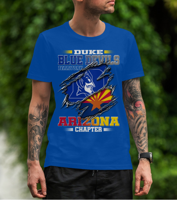 Duke Blue Devils Territory Arizona Chapter T-Shirt