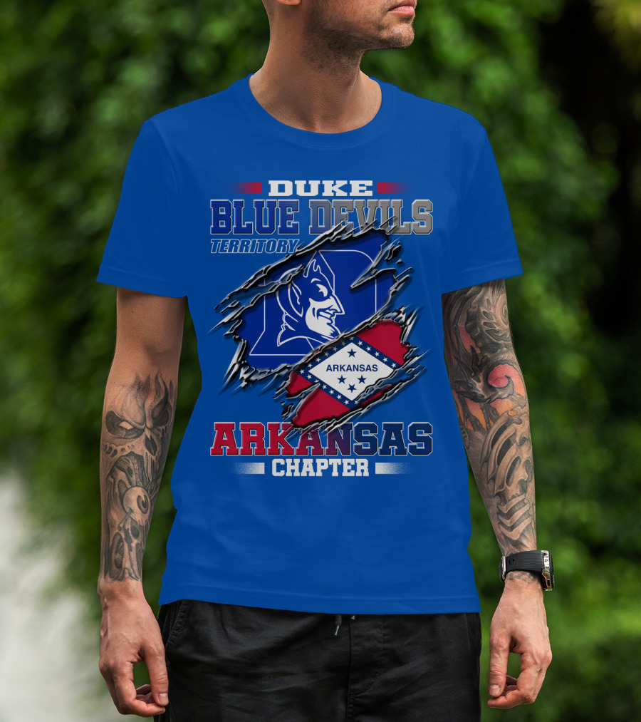Duke Blue Devils Territory Arkansas Chapter T-Shirt