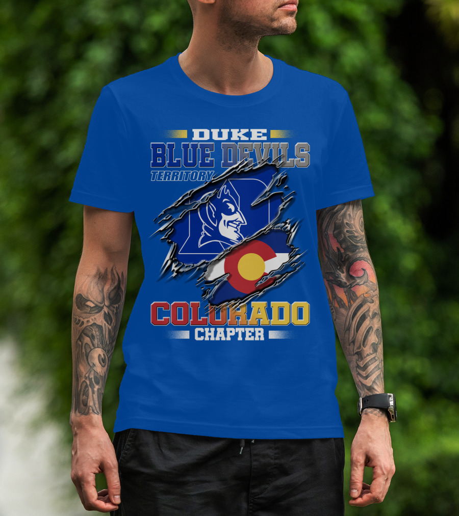 Duke Blue Devils Territory Colorado Chapter T-Shirt