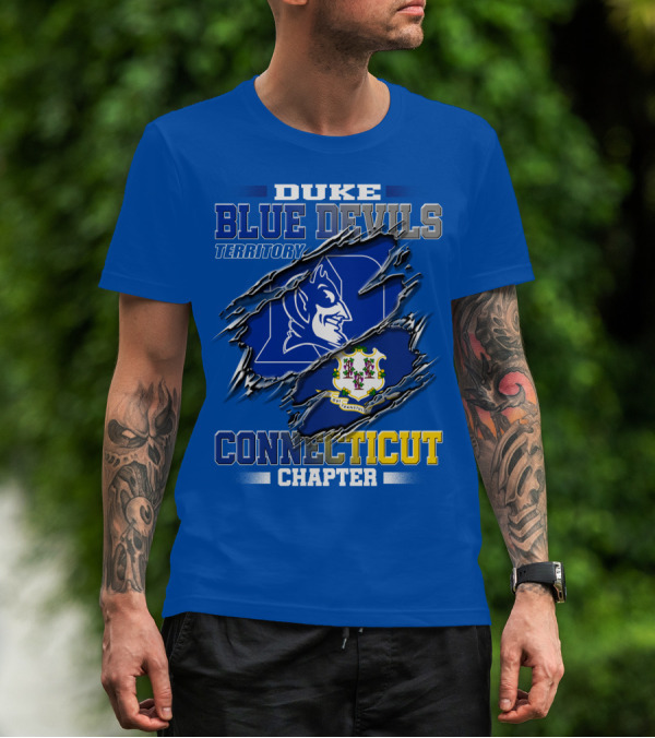 Duke Blue Devils Territory Connecticut Chapter T-Shirt