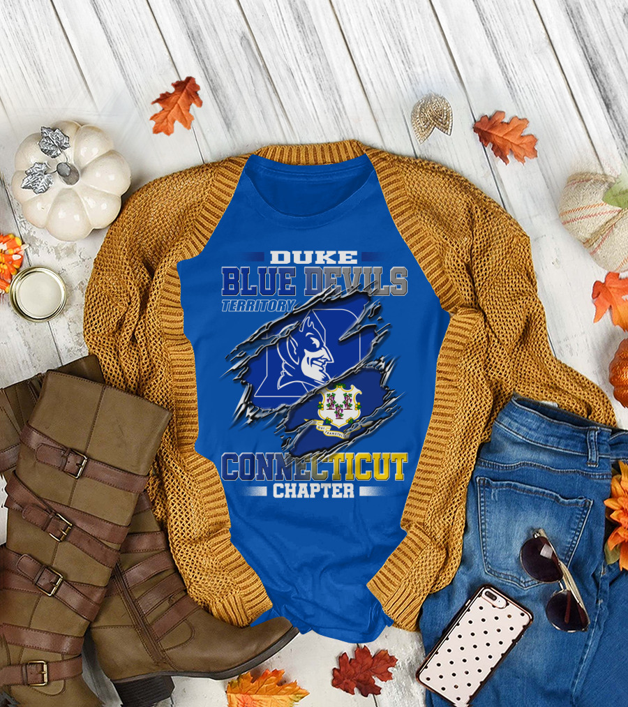 Duke Blue Devils Territory Connecticut Chapter T-Shirt