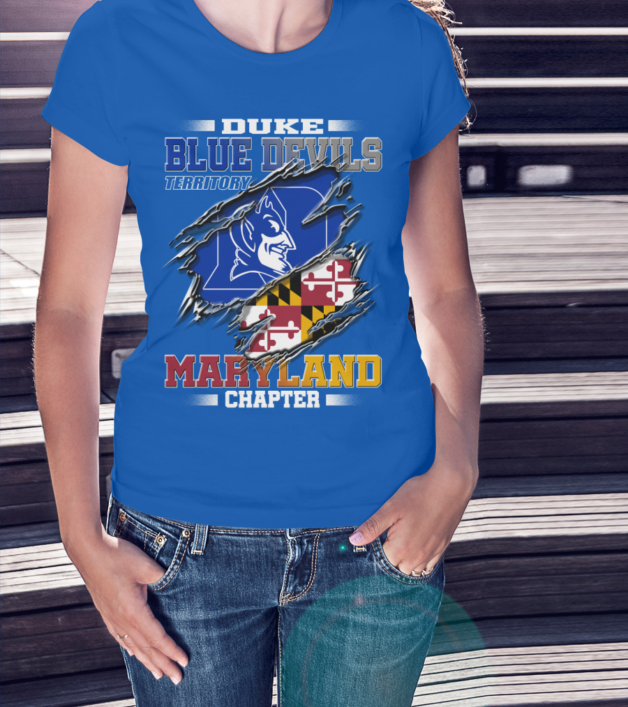 Duke Blue Devils Territory Maryland Chapter T-Shirt