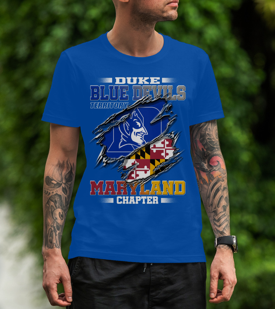 Duke Blue Devils Territory Maryland Chapter T-Shirt