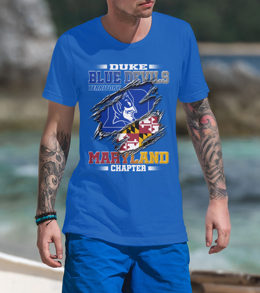 Duke Blue Devils Territory Maryland Chapter T-Shirt