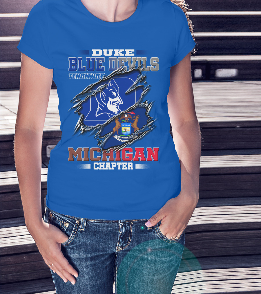 Duke Blue Devils Territory Michigan Chapter T-Shirt