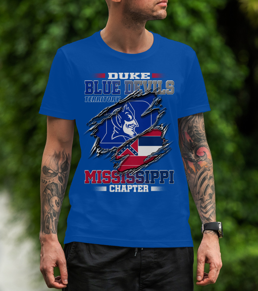 Duke Blue Devils Territory Mississippi Chapter T-Shirt