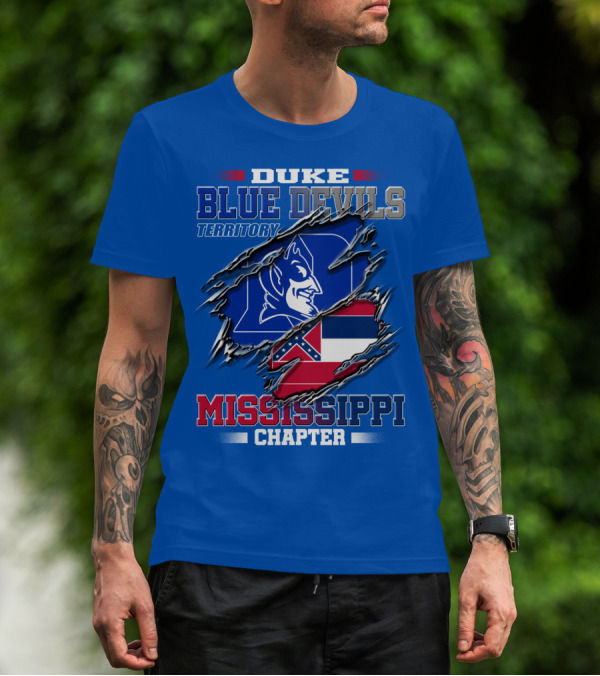 Duke Blue Devils Territory Mississippi Chapter T-Shirt