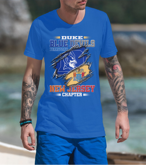 Duke Blue Devils Territory New Jersey Chapter T-Shirt