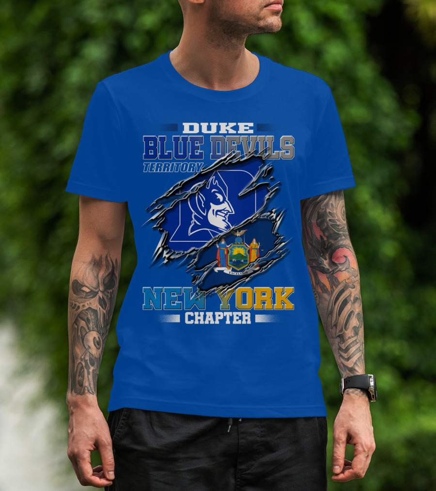 Duke Blue Devils Territory New York Chapter T-Shirt