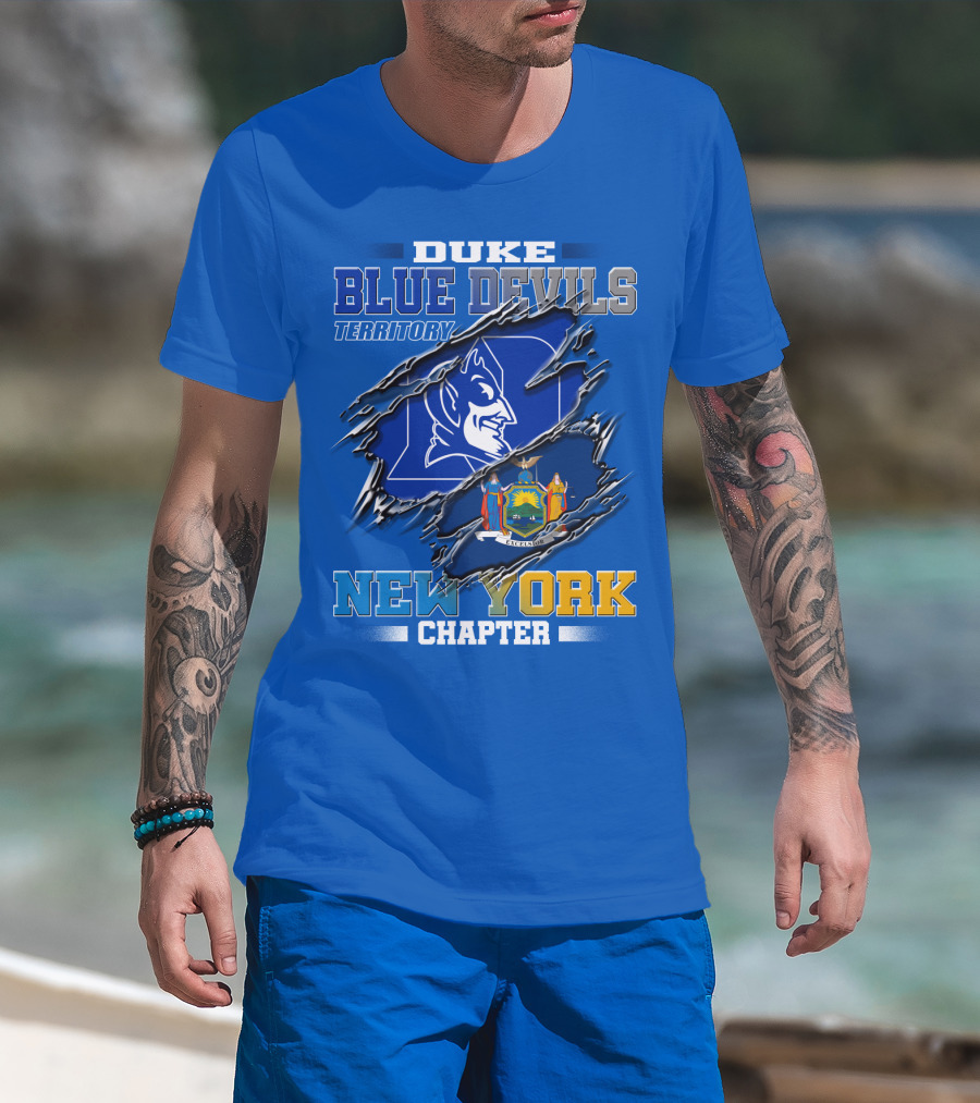 Duke Blue Devils Territory New York Chapter T-Shirt