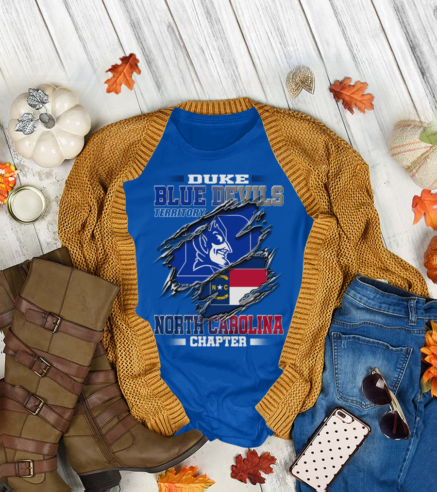 Duke Blue Devils Territory North Carolina Chapter T-Shirt
