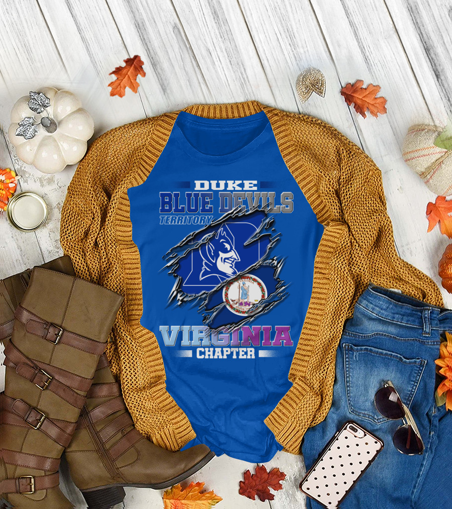 Duke Blue Devils Territory Virginia Chapter T-Shirt