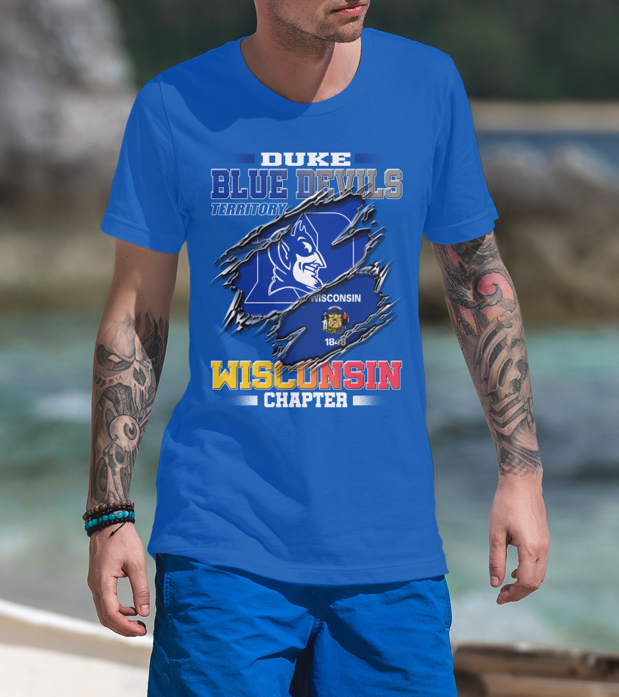 Duke Blue Devils Territory Wisconsin Chapter T-Shirt