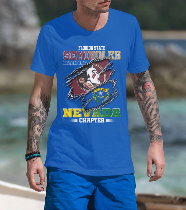 Florida State Seminoles Territory Nevada Chapter Little Honor State T-Shirt