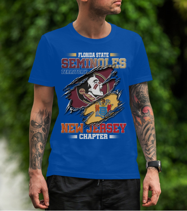 Florida State Seminoles Territory New Jersey Chapter T-Shirt