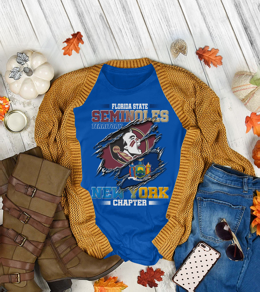 Florida State Seminoles Territory New York Chapter T-Shirt