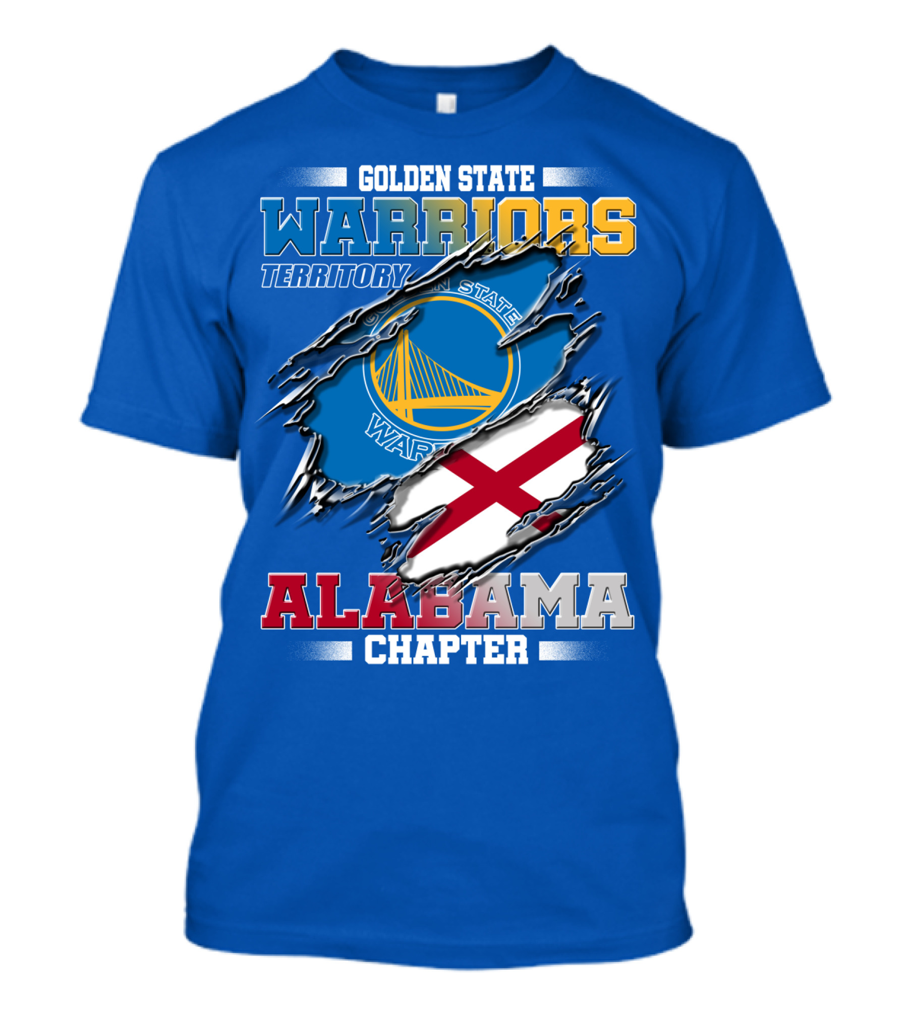 Golden State Warriors Territory Alabama Chapter T-Shirt