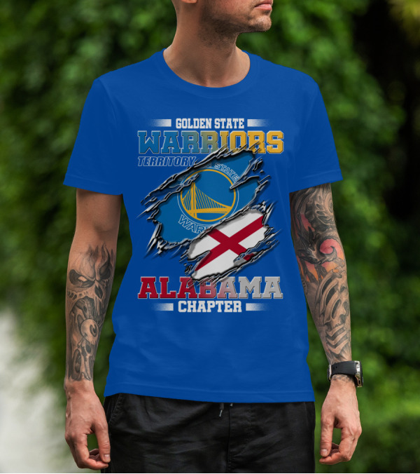 Golden State Warriors Territory Alabama Chapter T-Shirt