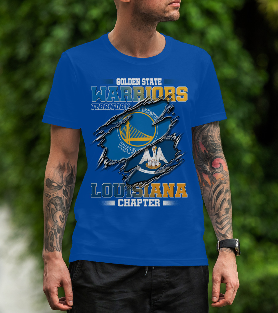Golden State Warriors Territory Louisiana Chapter T-Shirt