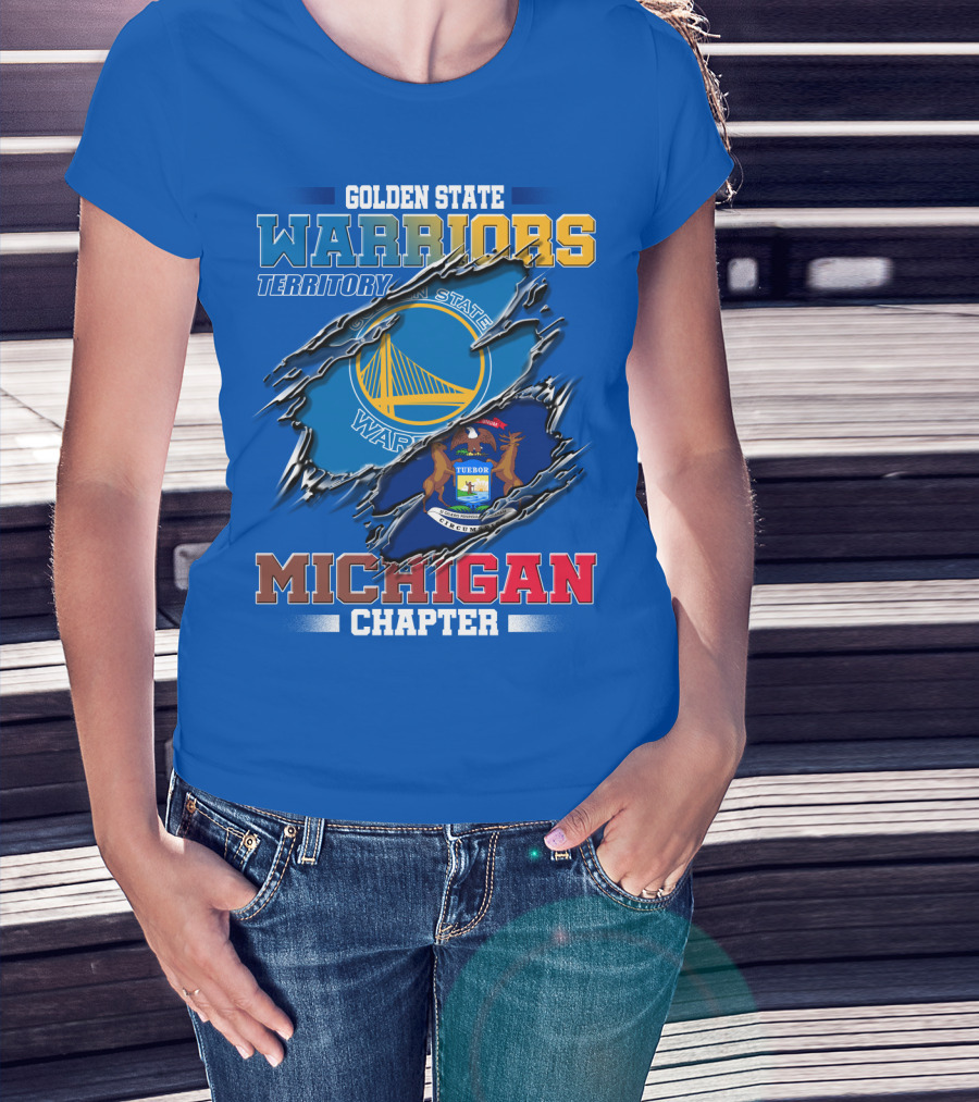 Golden State Warriors Territory Michigan Chapter T-Shirt