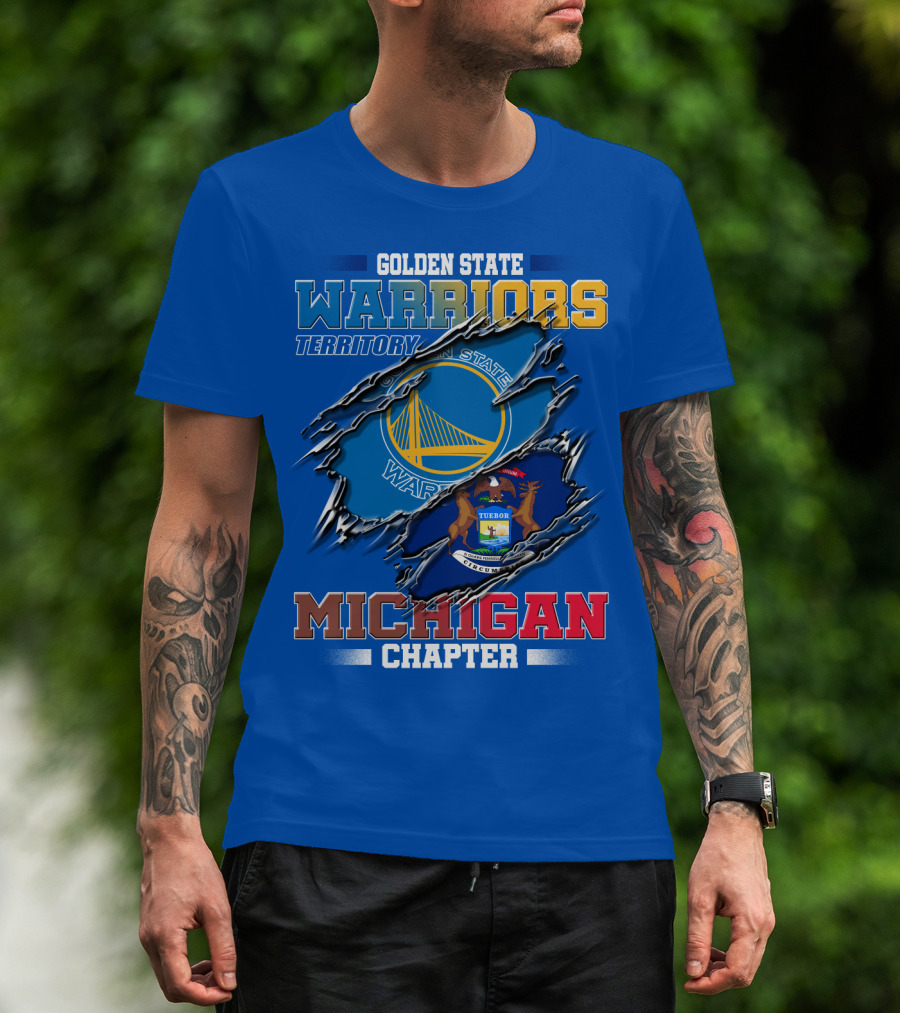 Golden State Warriors Territory Michigan Chapter T-Shirt