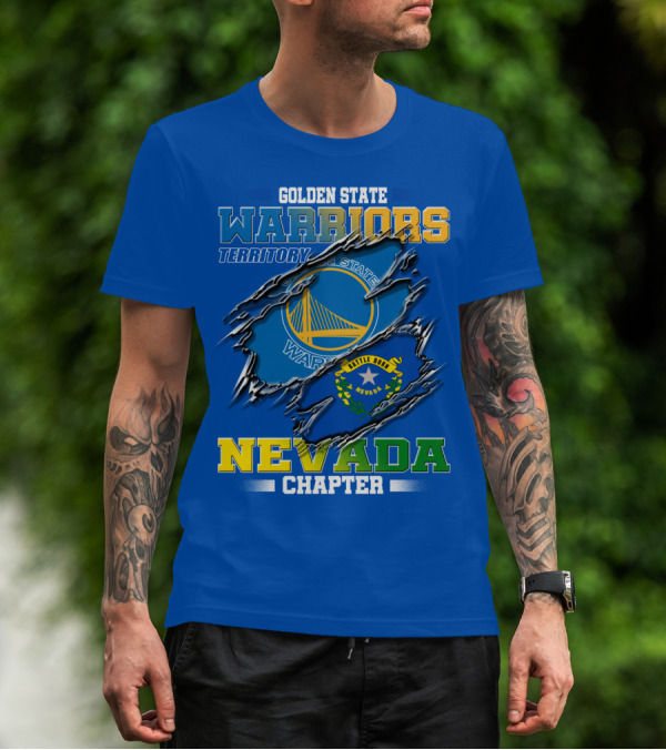 Golden State Warriors Territory Nevada Chapter Battle Born T-Shirt