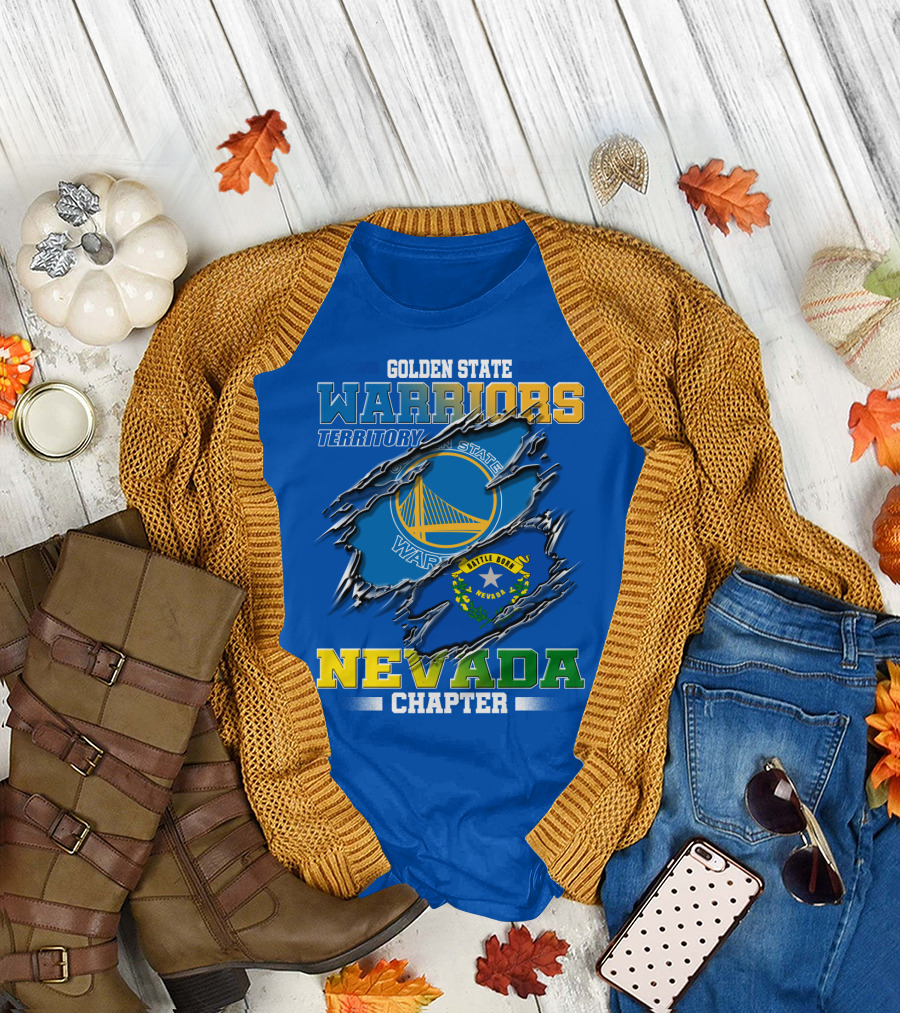 Golden State Warriors Territory Nevada Chapter Battle Born T-Shirt