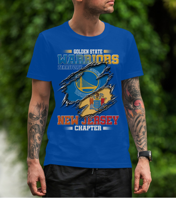 Golden State Warriors Territory New Jersey Chapter T-Shirt